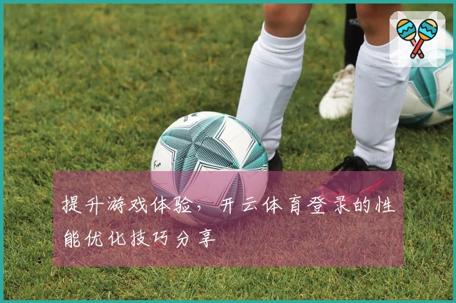 提升游戏体验，开云体育登录的性能优化技巧分享